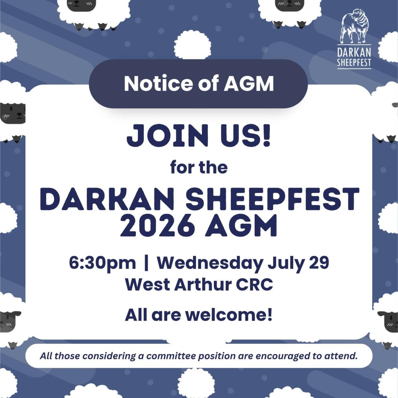Darkan Sheepfest AGM