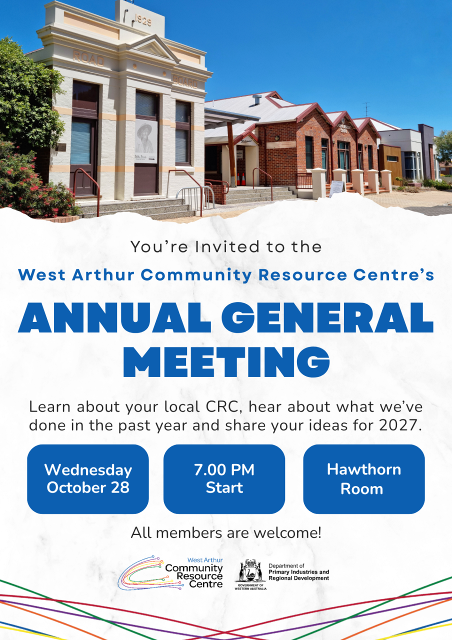 West Arthur CRC AGM