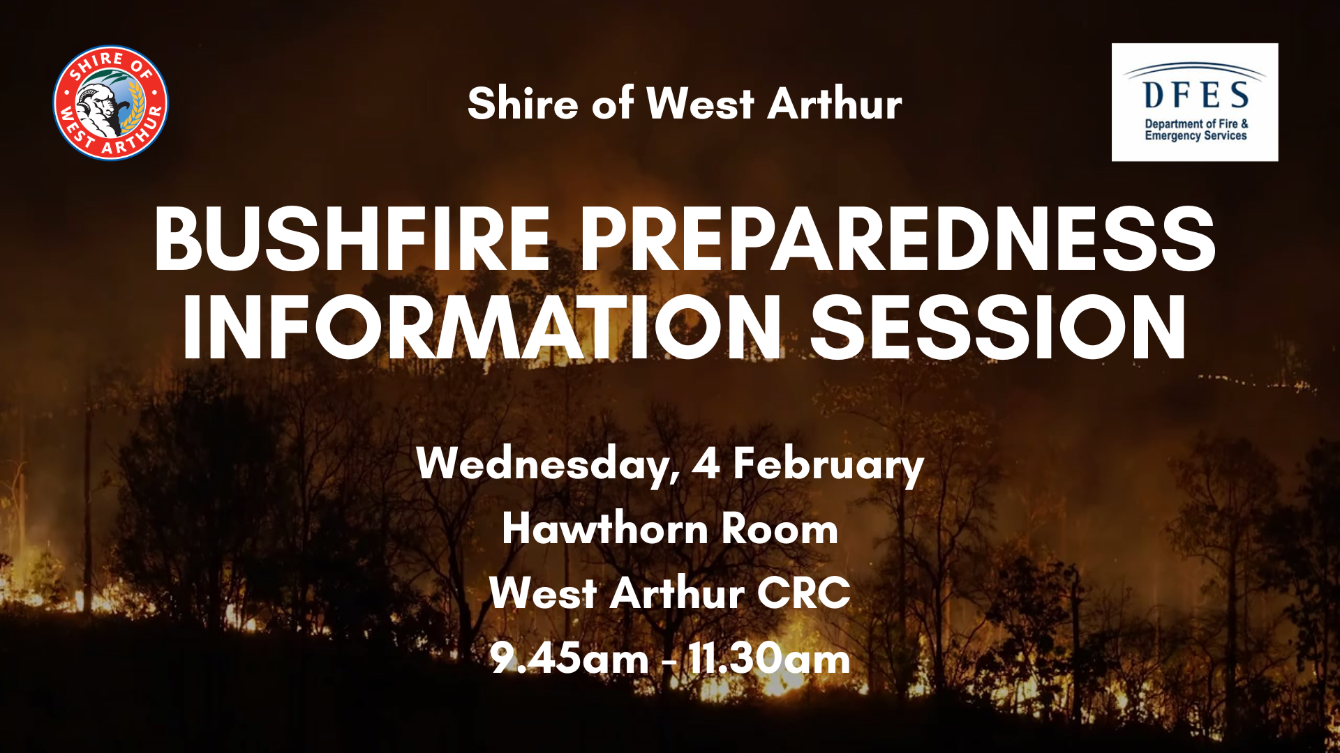 Bushfire Preparedness Information Session