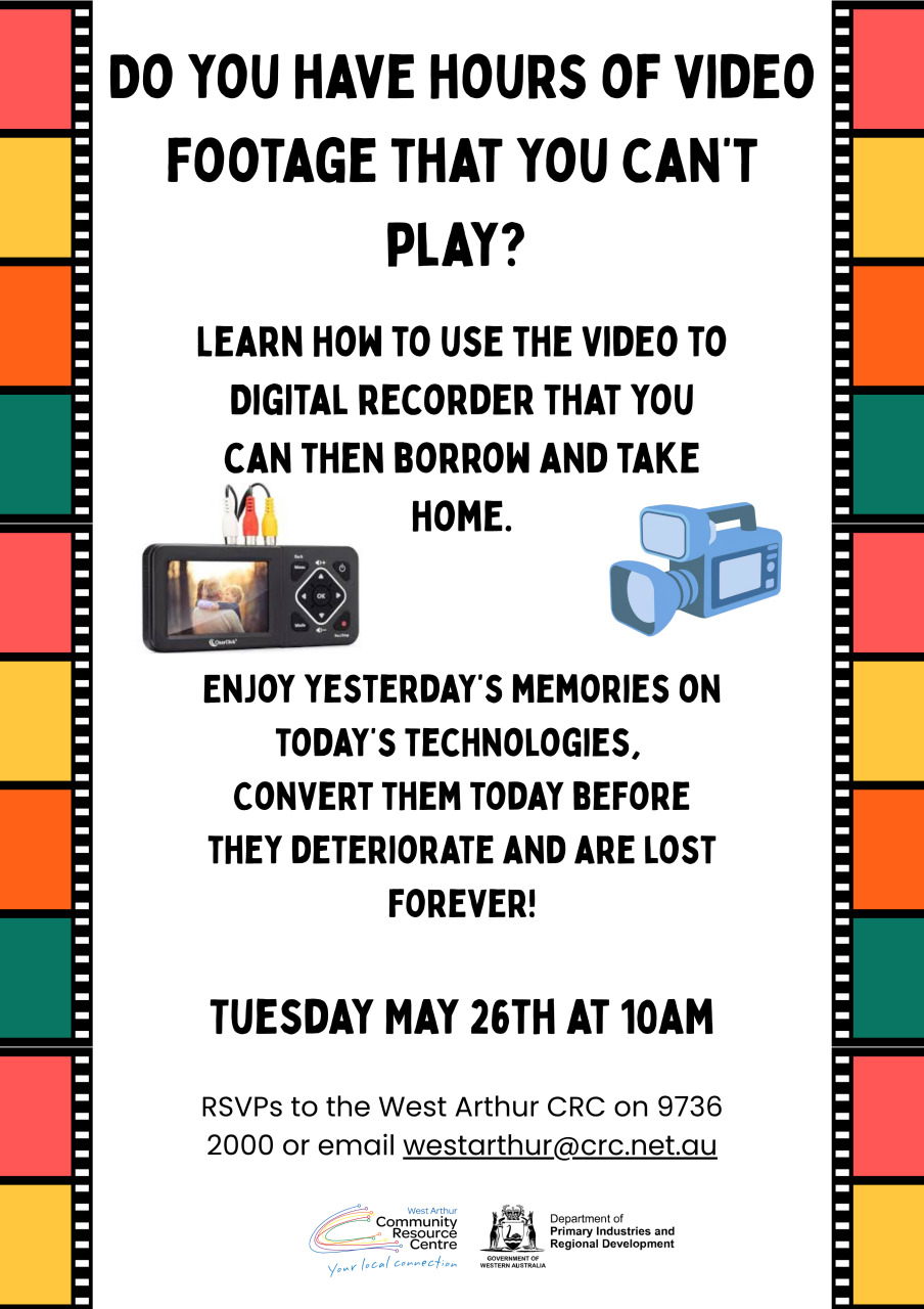 Converting Video to Digital Workshop