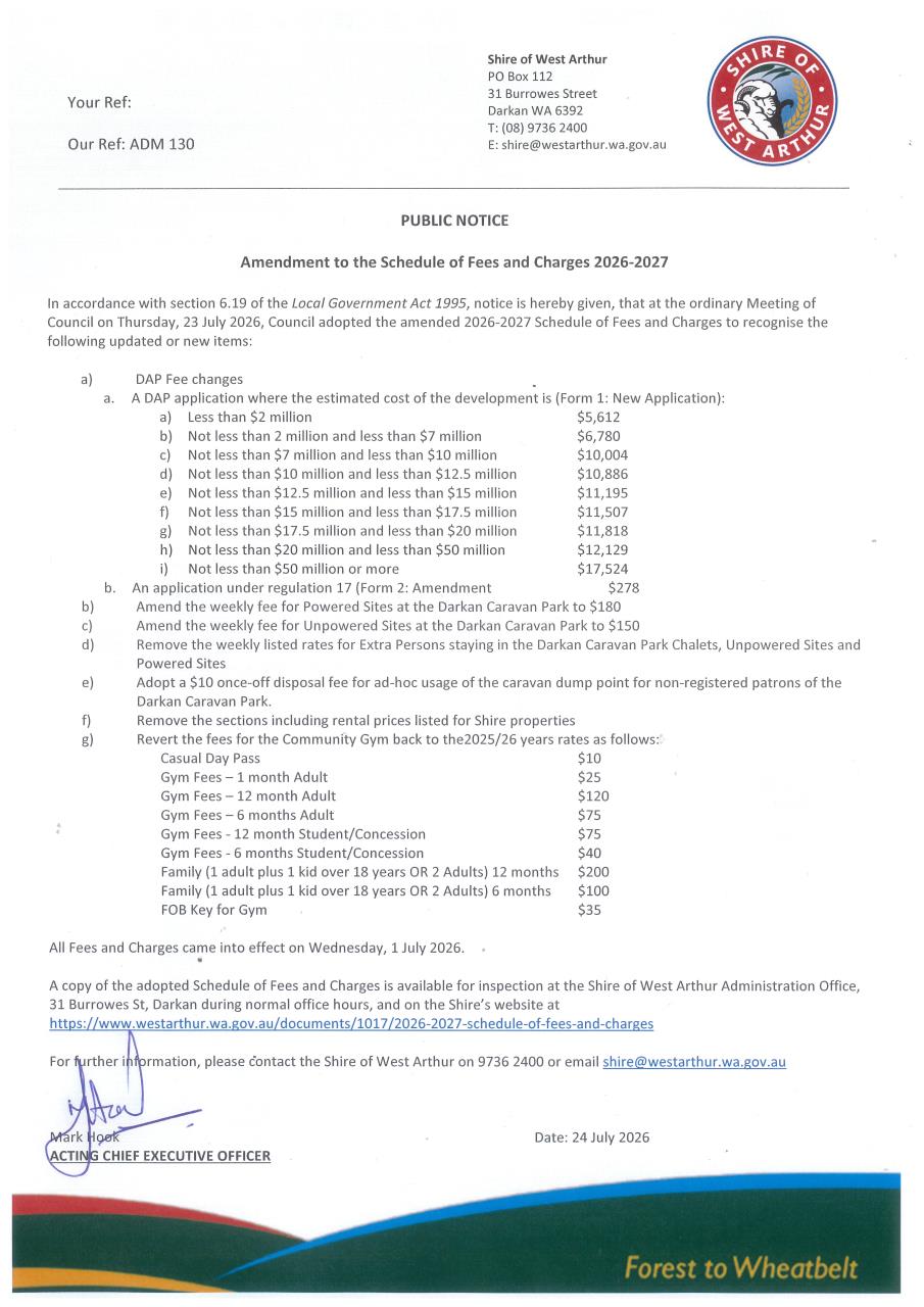 Public Notice