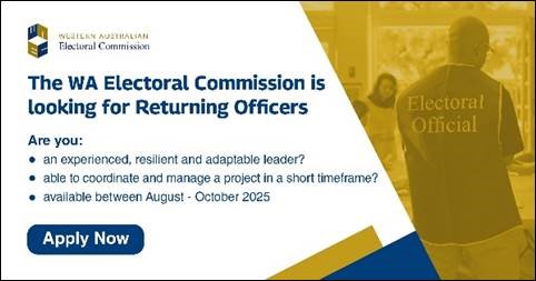 Applications for Returning Officer roles for the 2025 Local Government
