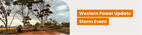 Western Power Update: Storm Event